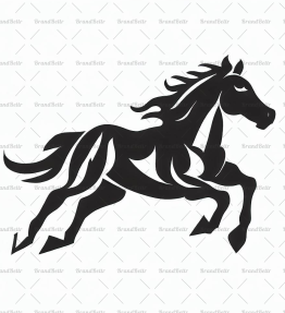 Galoppierendes Pferd